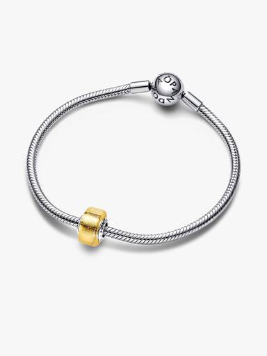 Goldfarbenes Murano-Glas Mini-Charm
