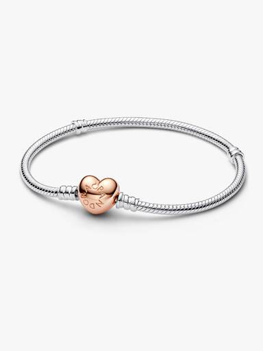 Moments Herz und Schlangen-Gliederarmband