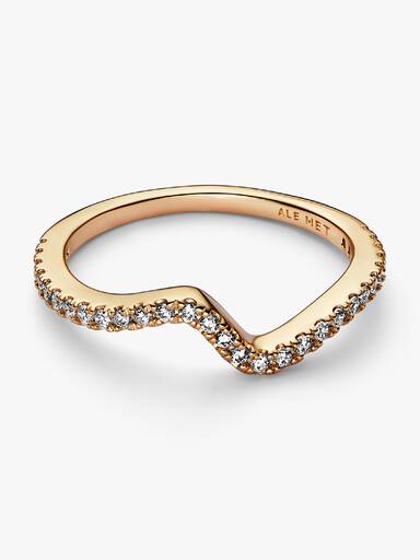 Funkelnde Welle Ring