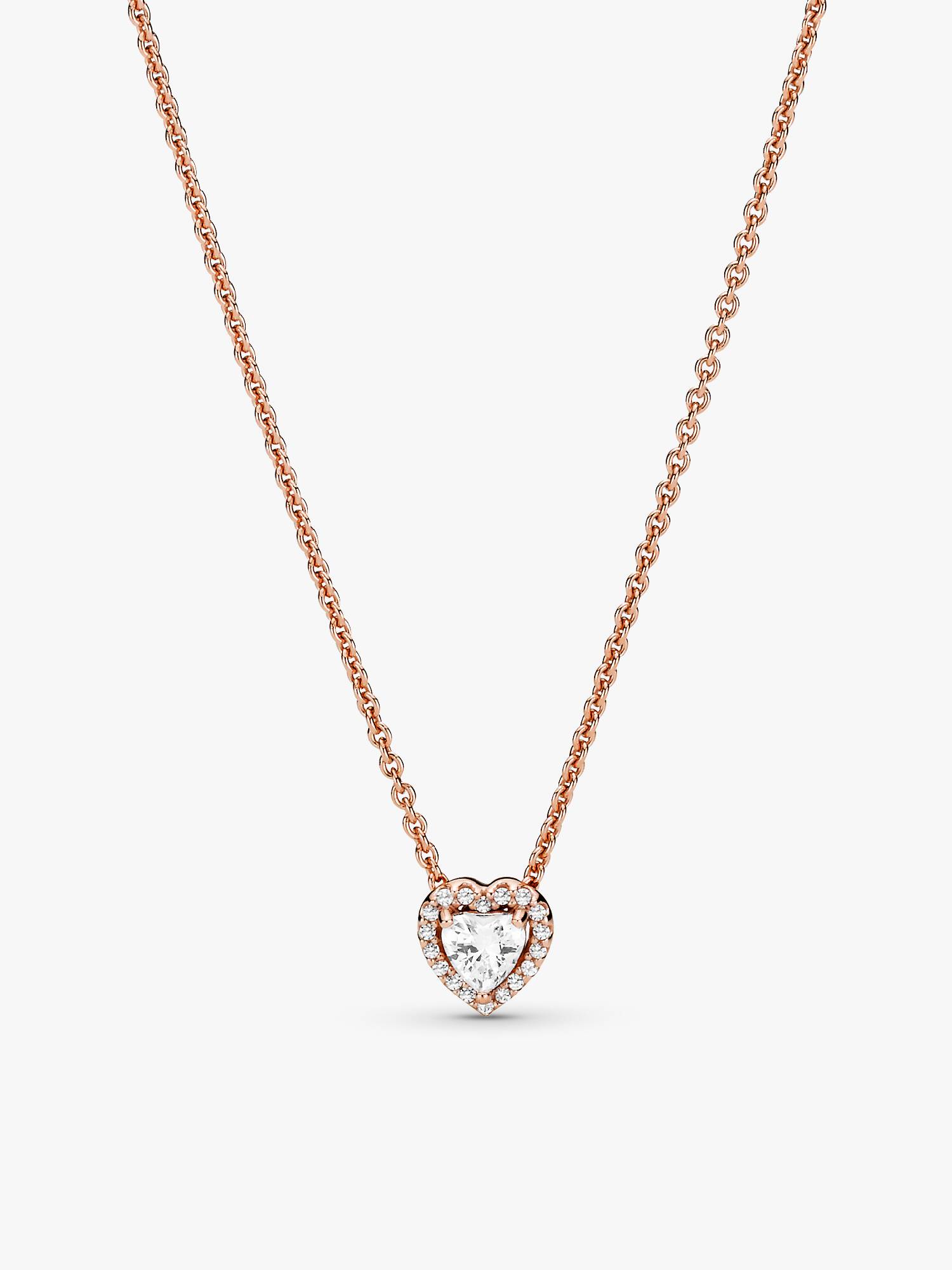 Funkelndes Herz Collier-Halskette