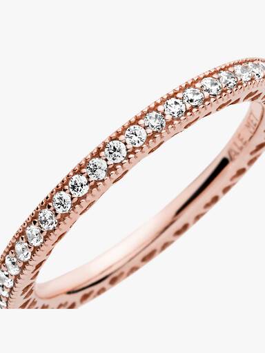 Funkeln und Herzen Ring