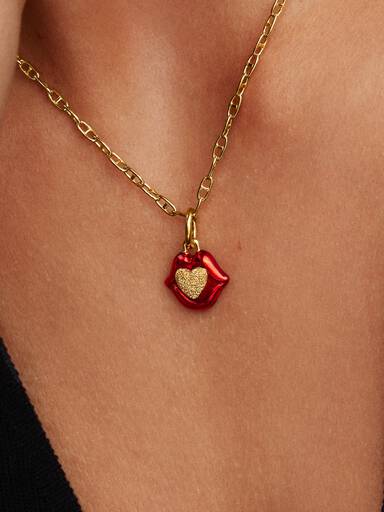 Pat McGrath The Lips of Love Charm-Anhänger