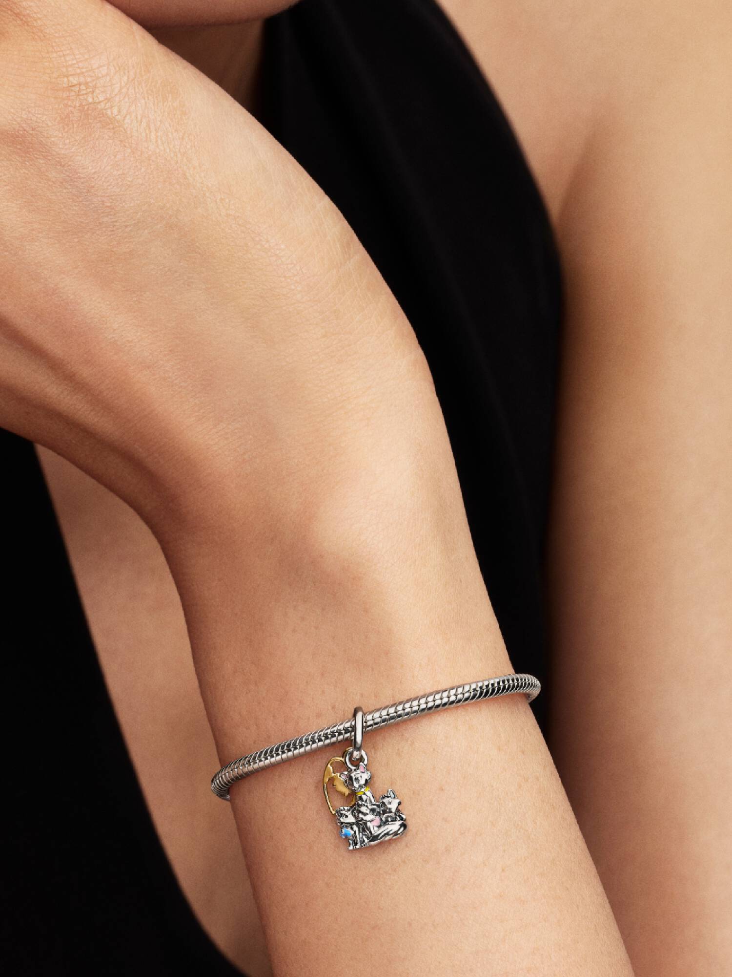 Disney Aristocats Duchess & Kätzchen Charm-Anhänger