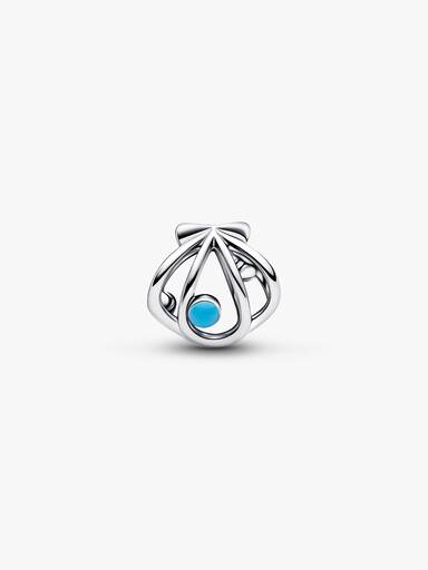 Offen gearbeitete Muschel Charm