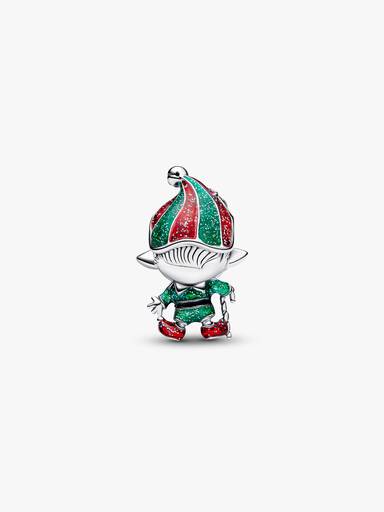 Beweglicher Weihnachtswichtel Charm