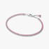 Rosafarbenes Kleines Tennisarmband Rosafarbenes Kleines Tennisarmband