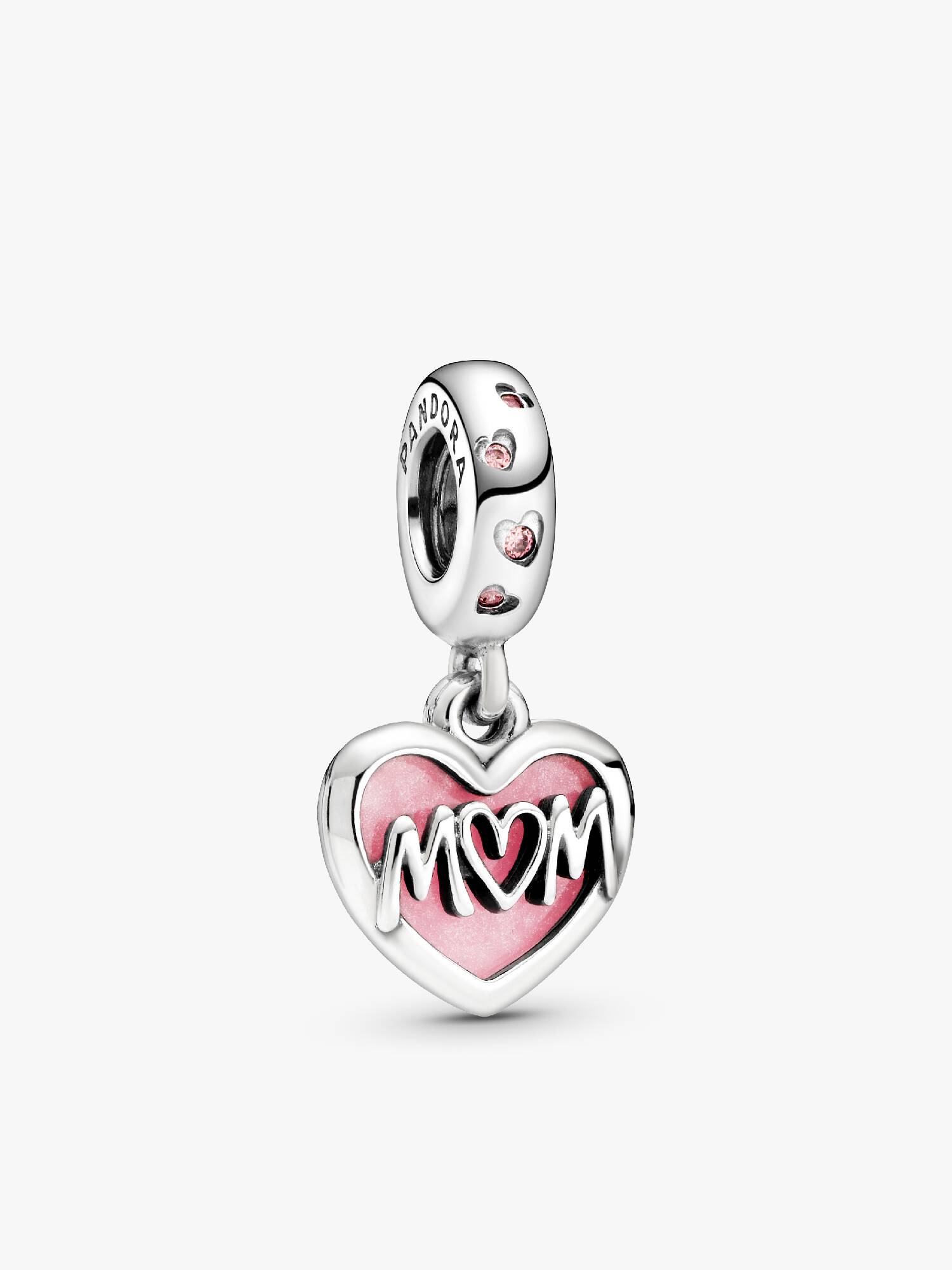 Mum Inschrift Herz Charm-Anhänger