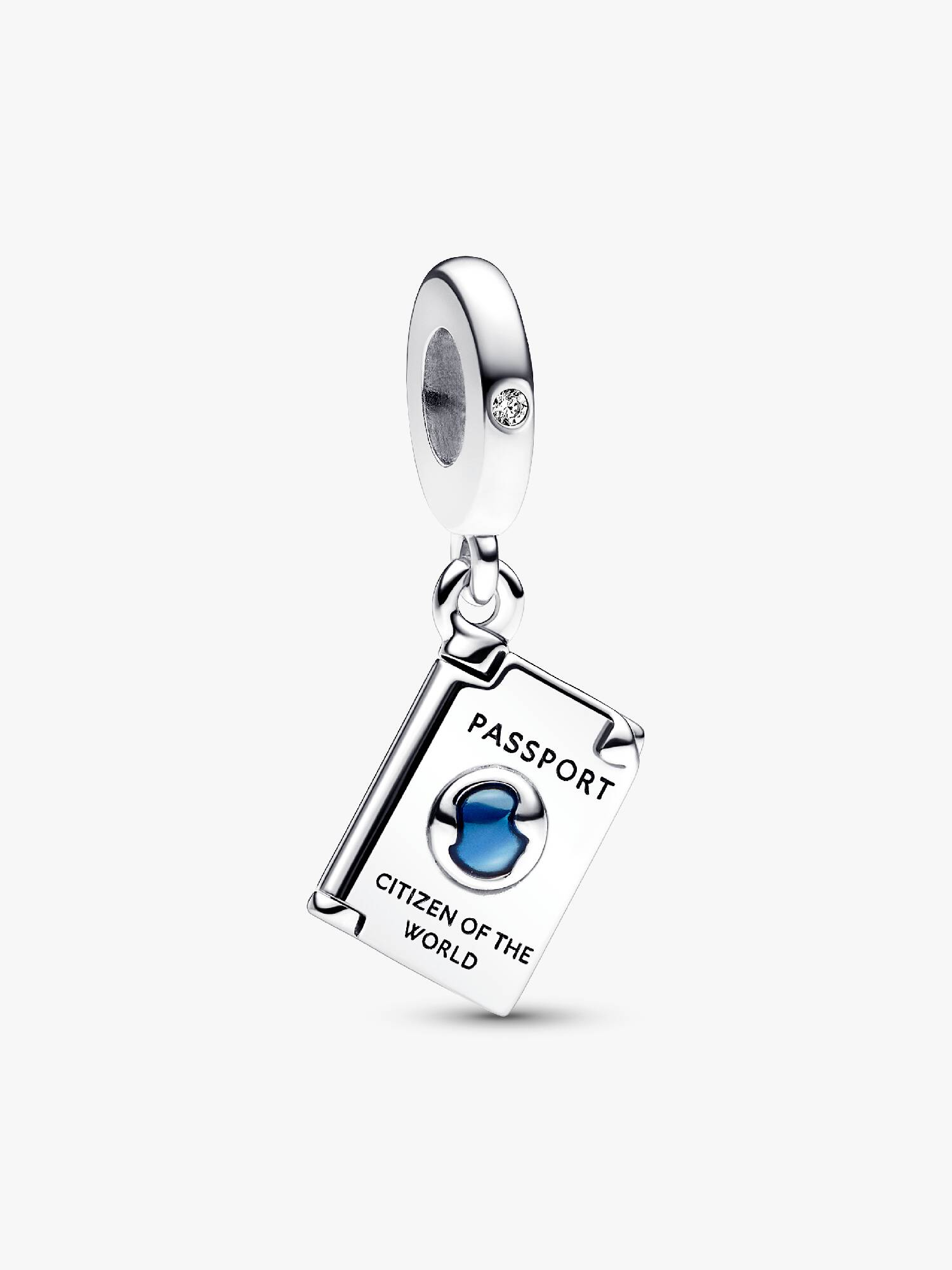 Aufklappbarer Reisepass Charm-Anhänger