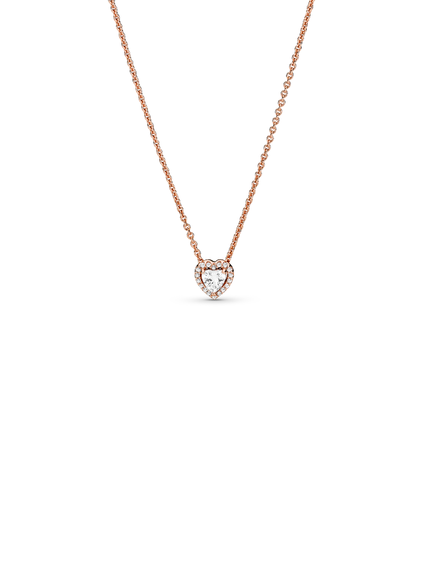Funkelndes Herz Collier-Halskette