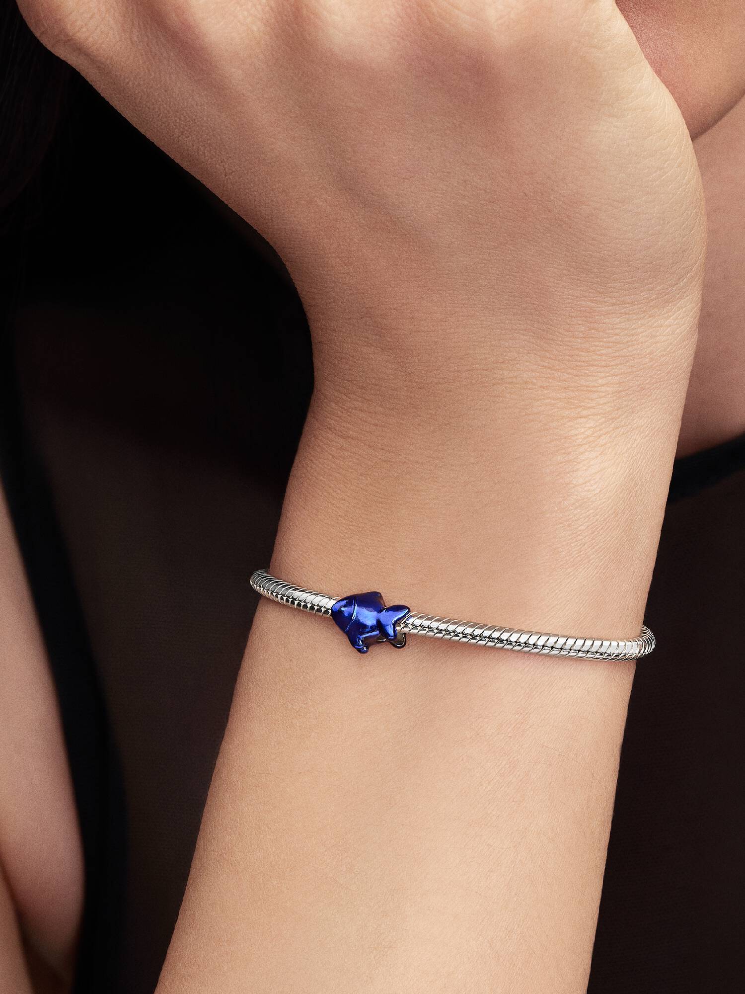 Blauer Fisch Mini-Charm