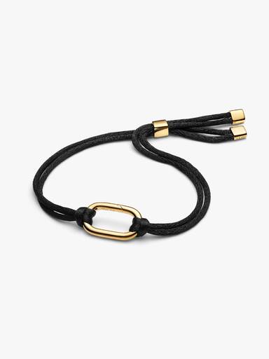 Aufklappbares Glied Kordel Armband