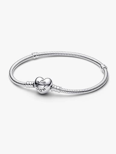 Moments Herz und Schlangen-Gliederarmband