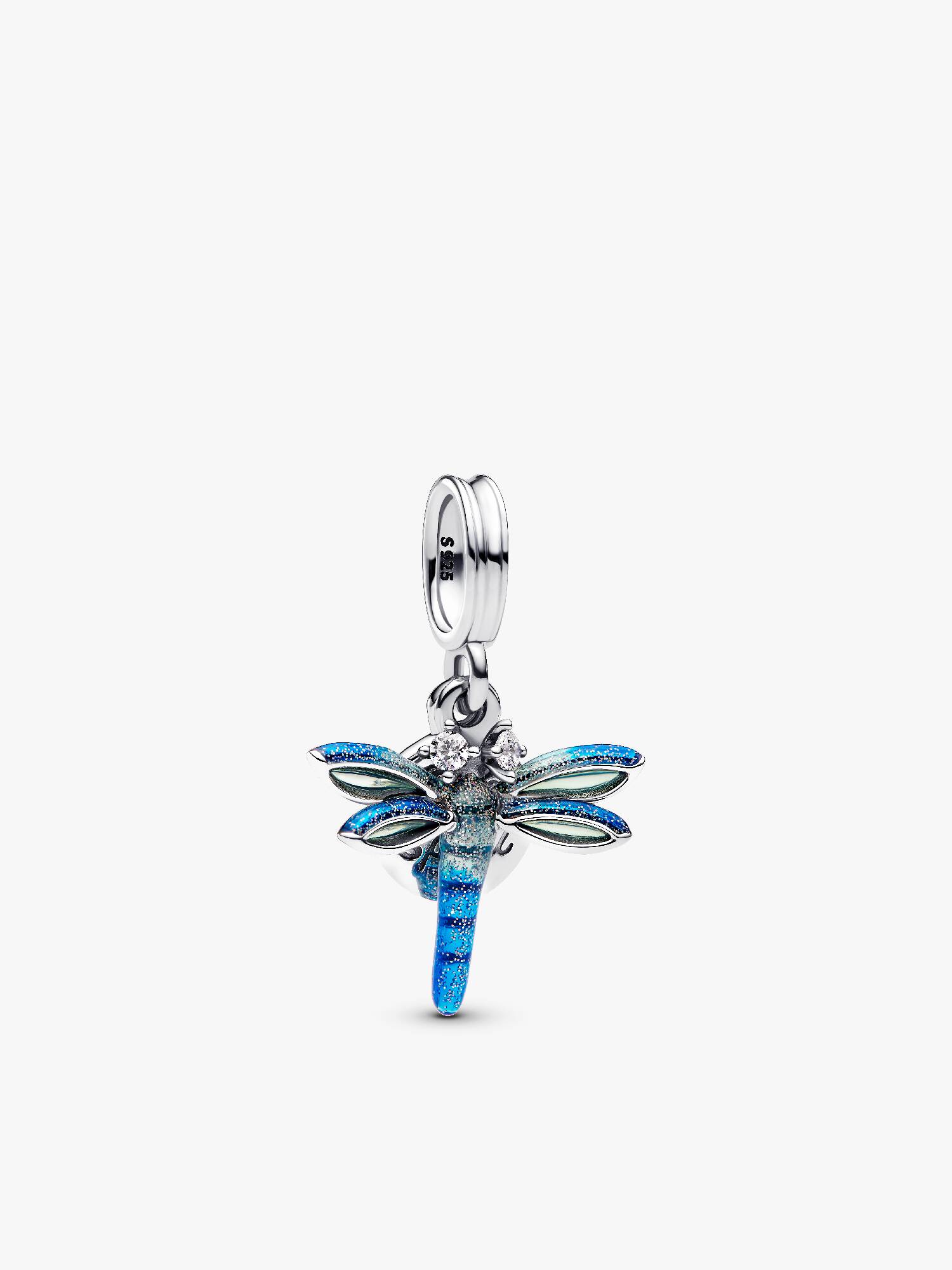 Libelle Doppelter Charm-Anhänger
