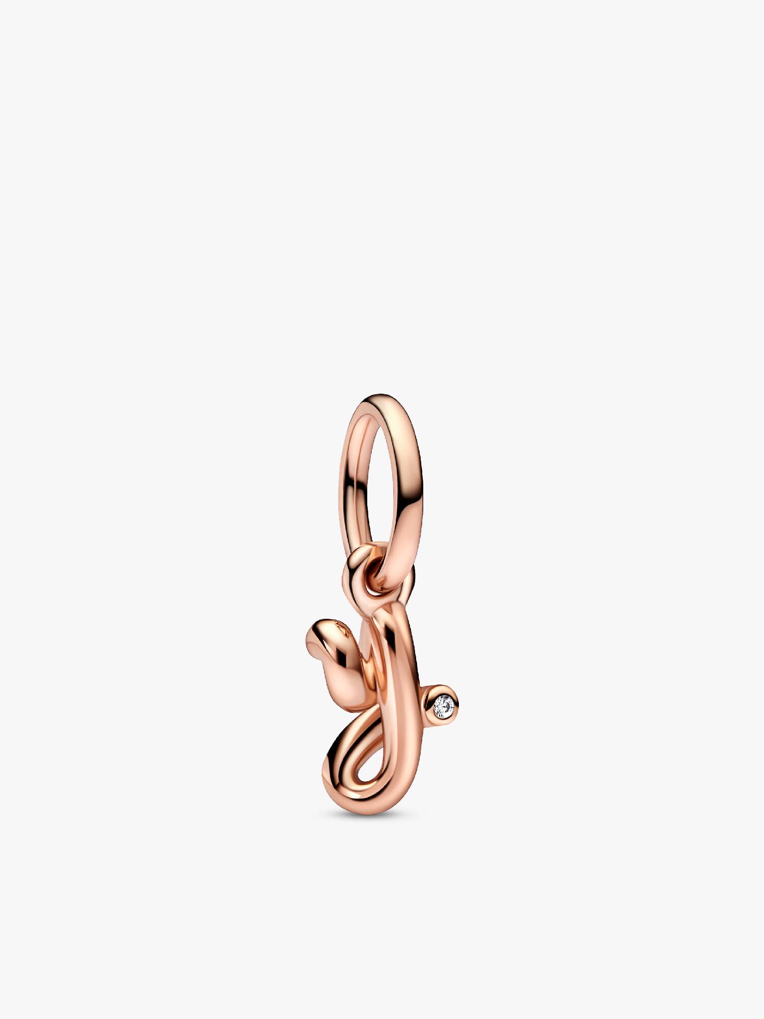 Buchstabe y Handschrift Charm-Anhänger