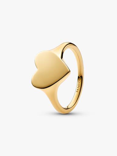 Gravierbares Herz Ring
