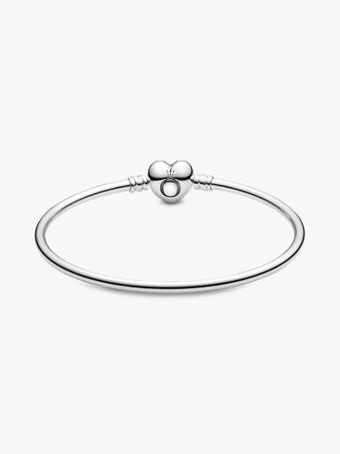 Pandora Moments Herzverschluss Armreif