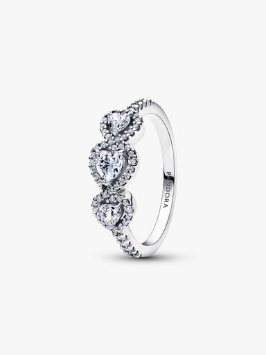 Strahlenkranz Herz Trilogie Ring