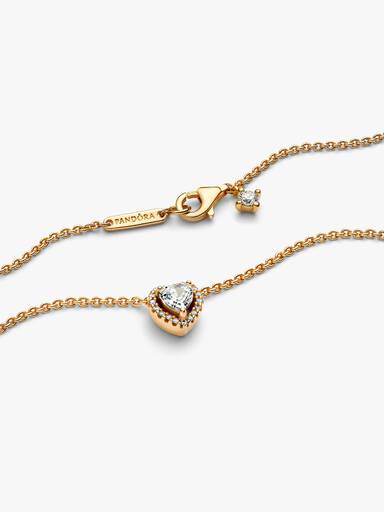 Funkelndes Herz Collier-Halskette