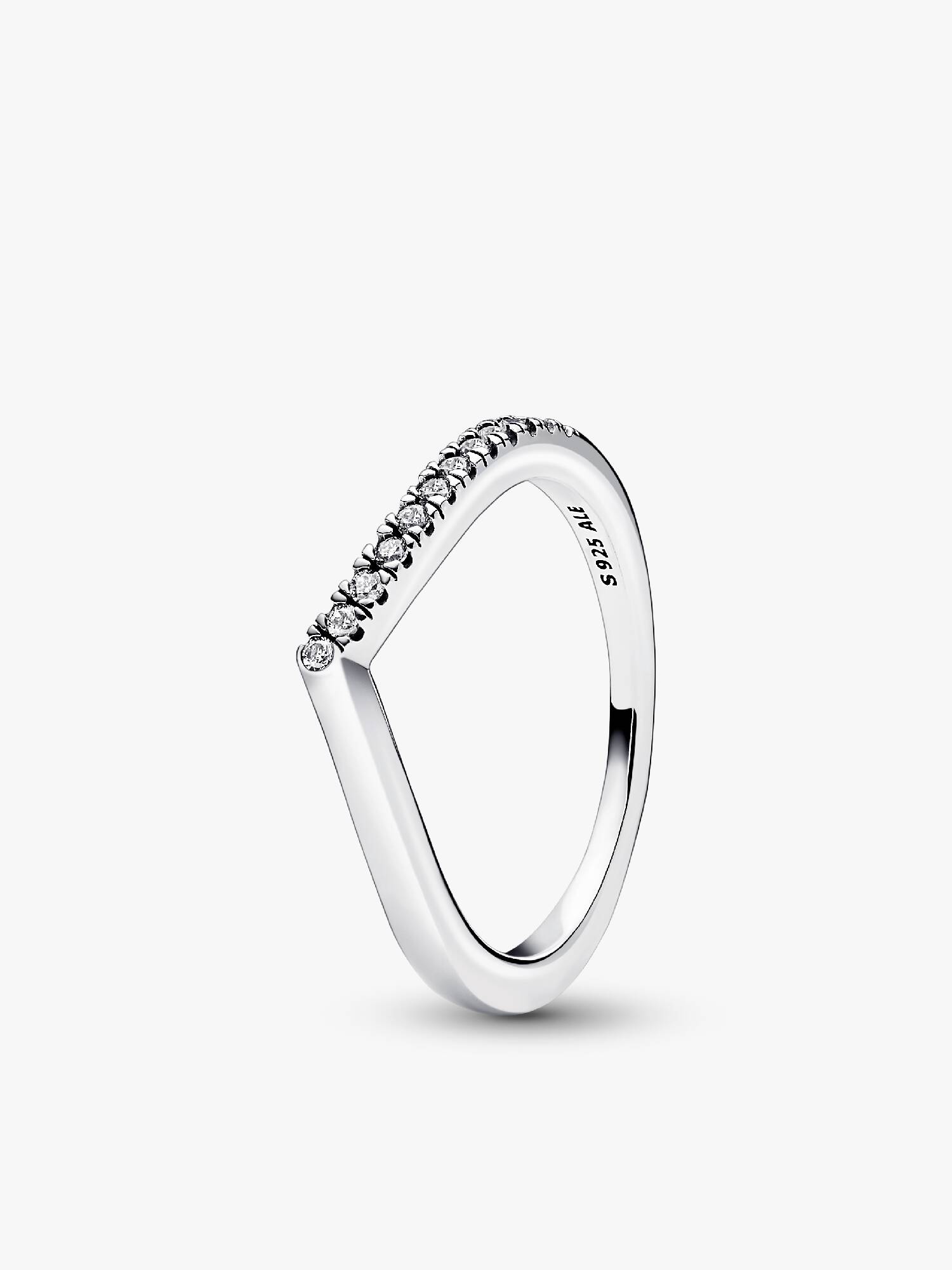 Pandora Timeless Wishbone Halb Funkelnder Ring