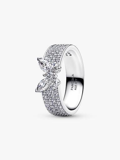 Funkelnder Schmetterling Markanter Ring