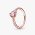 Funkelndes Erhabenes Herz Ring Funkelndes Erhabenes Herz Ring