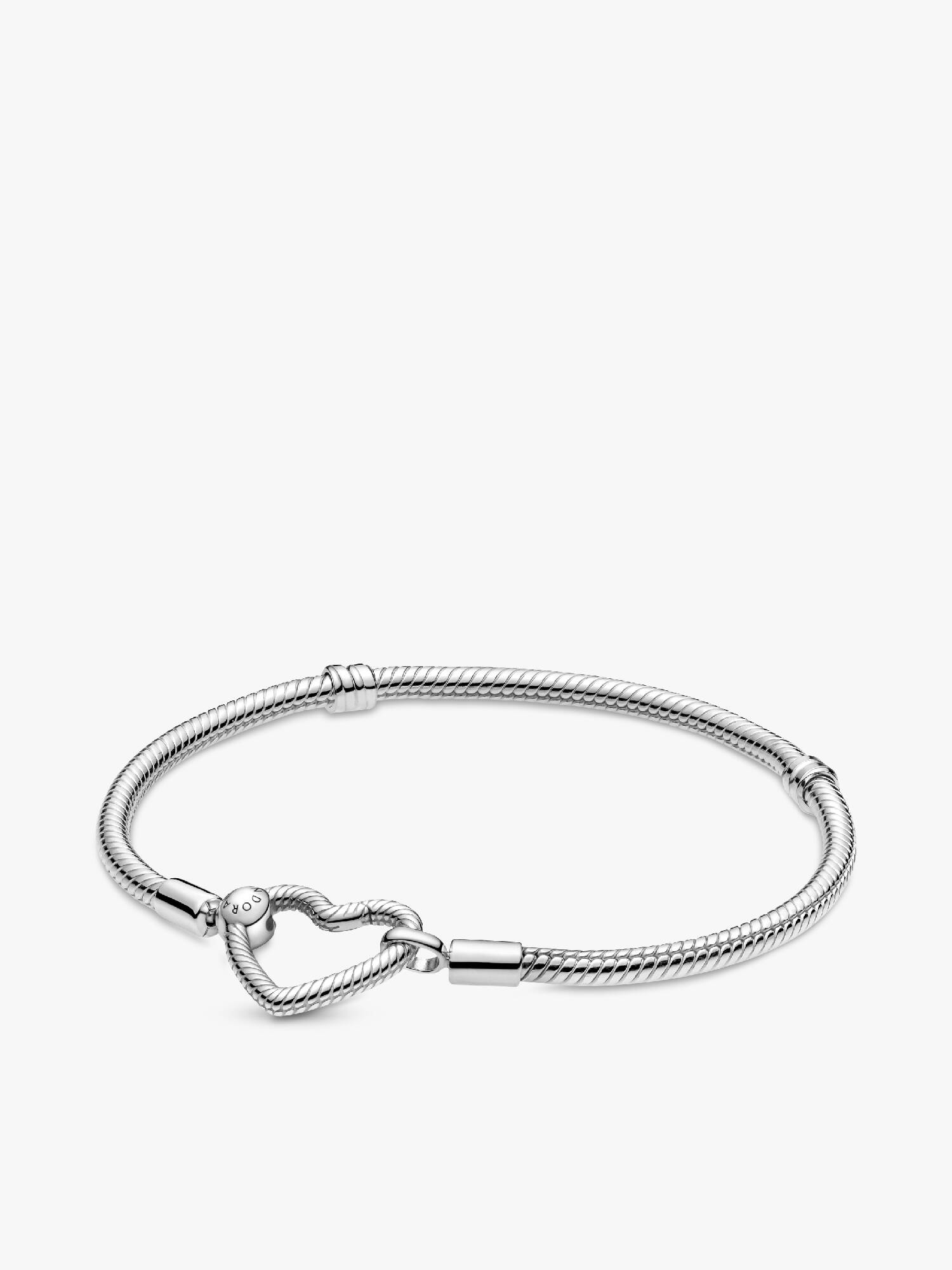 Pandora Moments Herzverschluss Schlangen-Gliederarmband