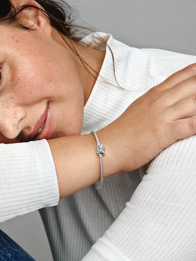 Pandora Moments Schlangen-Gliederarmband mit Schmetterling-Verschluss