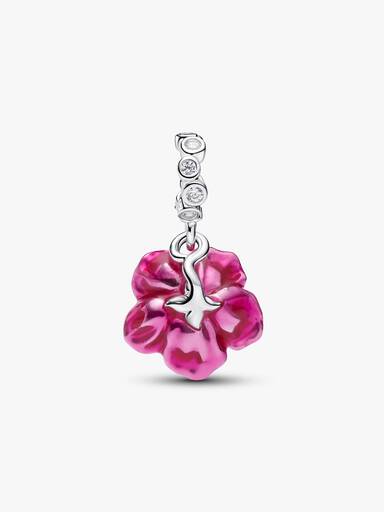 Hibiskus Charm-Anhänger
