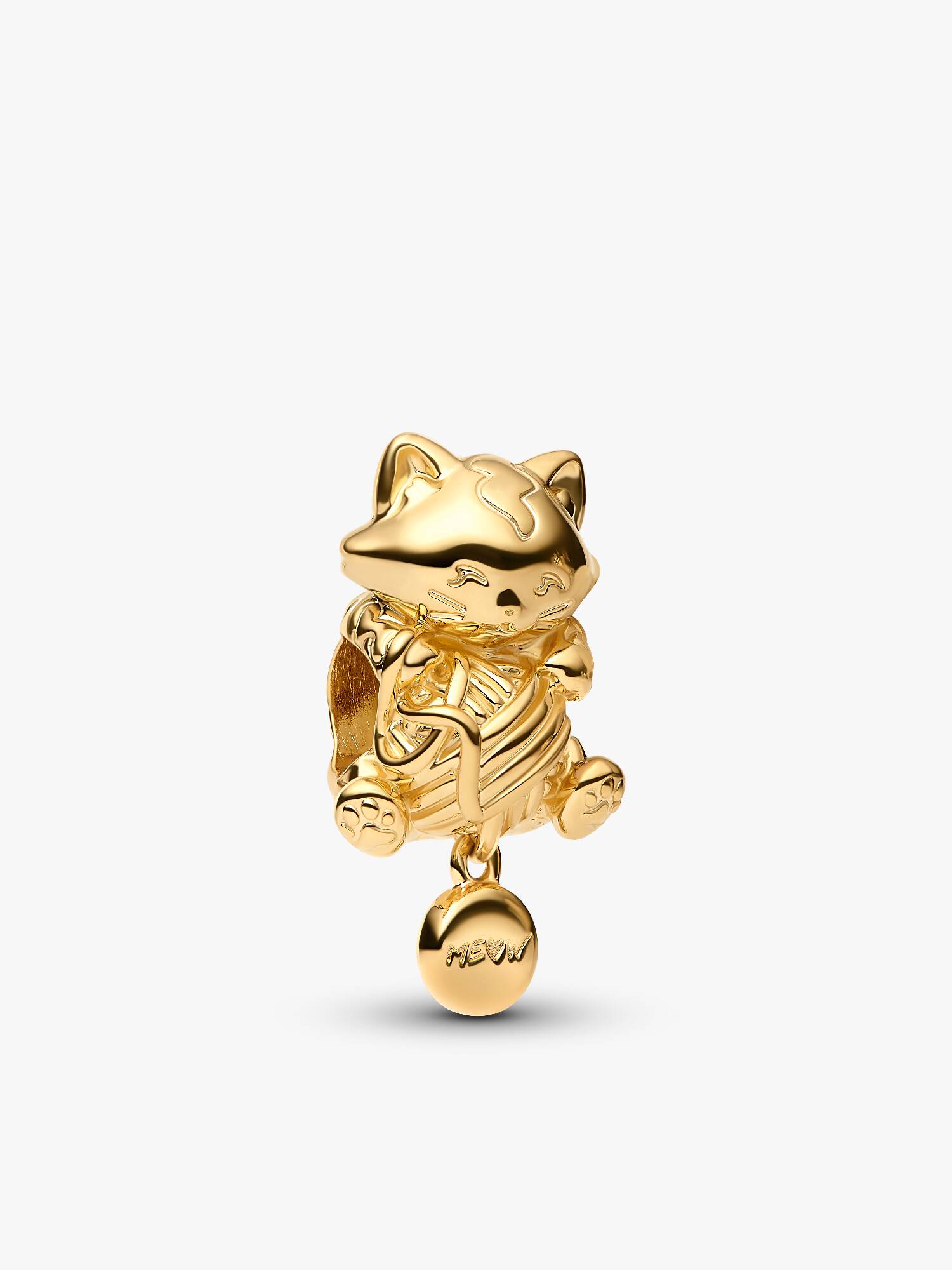 Kätzchen & Garnknäuel Charm