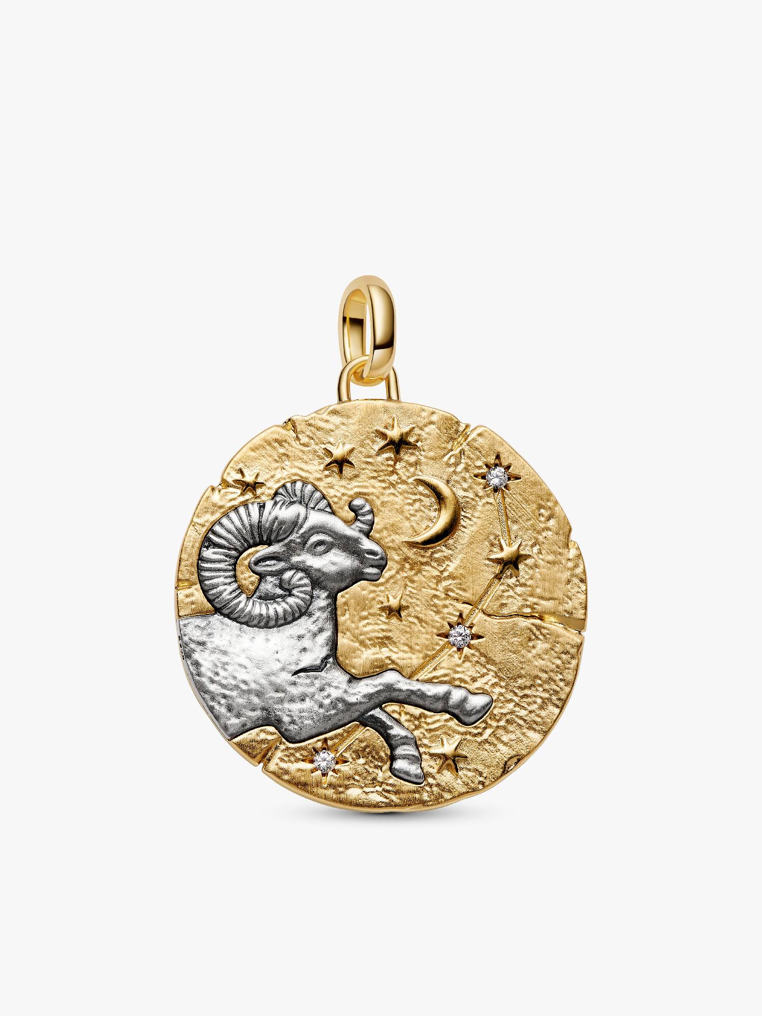 Sternzeichen Widder Großes Medaillon-Charm