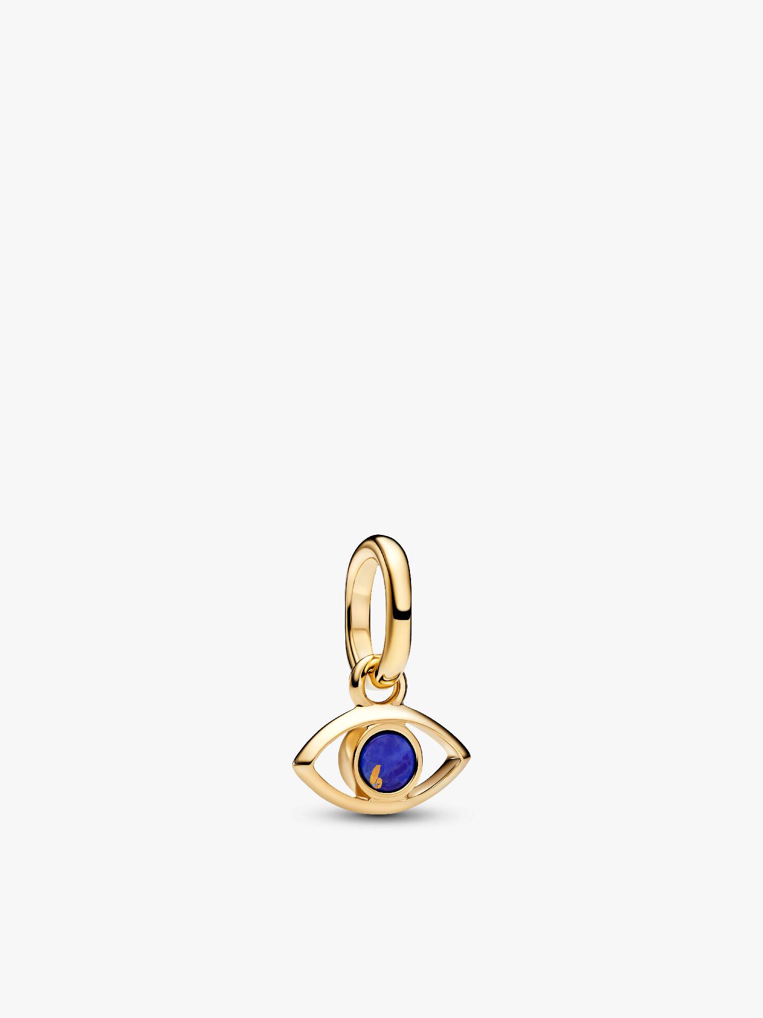 Blauer Evil Eye Mini-Charm-Anhänger