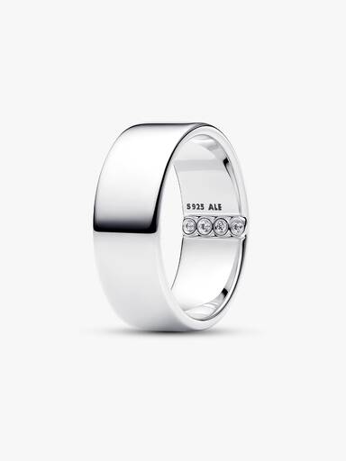 Gravierbares Breites Band Ring