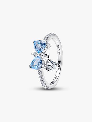 Bridgerton Blaue Schleife Ring