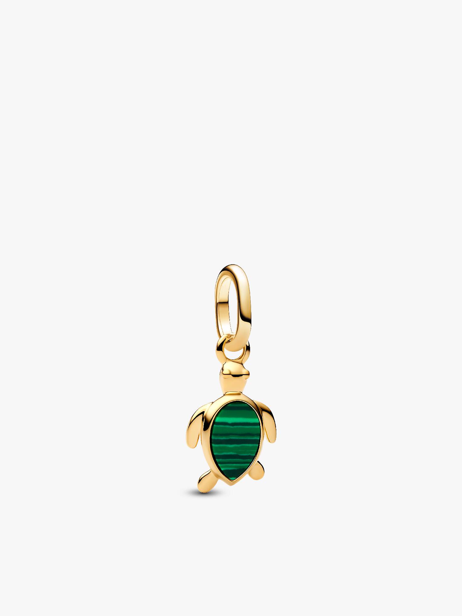 Grüne Schildkröte Mini-Charm-Anhänger