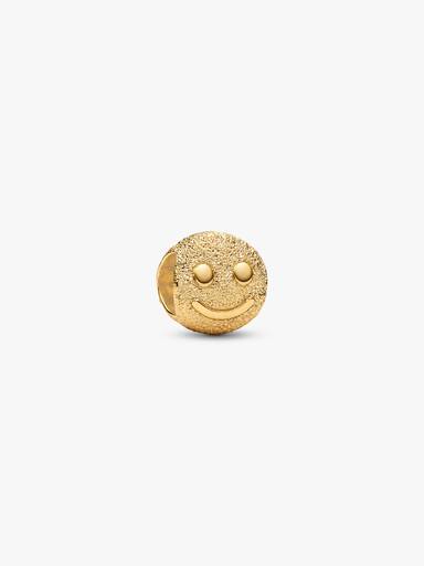 Strukturiertes Glückliches Gesicht Mini-Charm