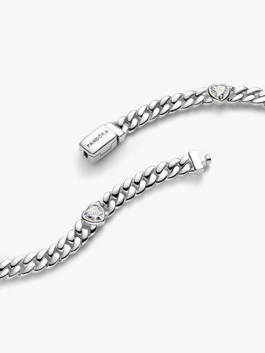 Herz Cuban-Gliederarmband