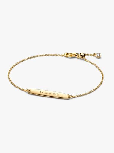 Gravierbares Stab Kettenarmband