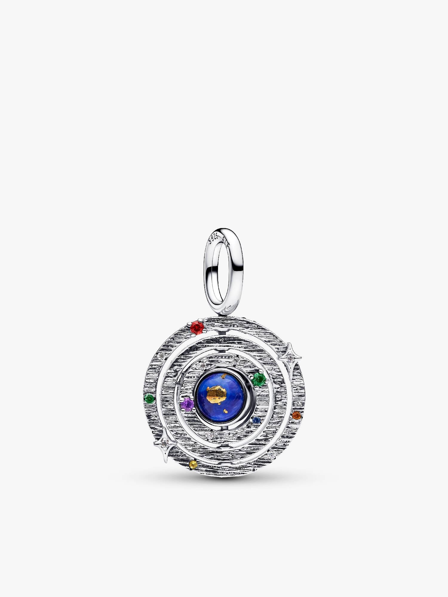 Drehende Armillarsphäre Charm-Anhänger 