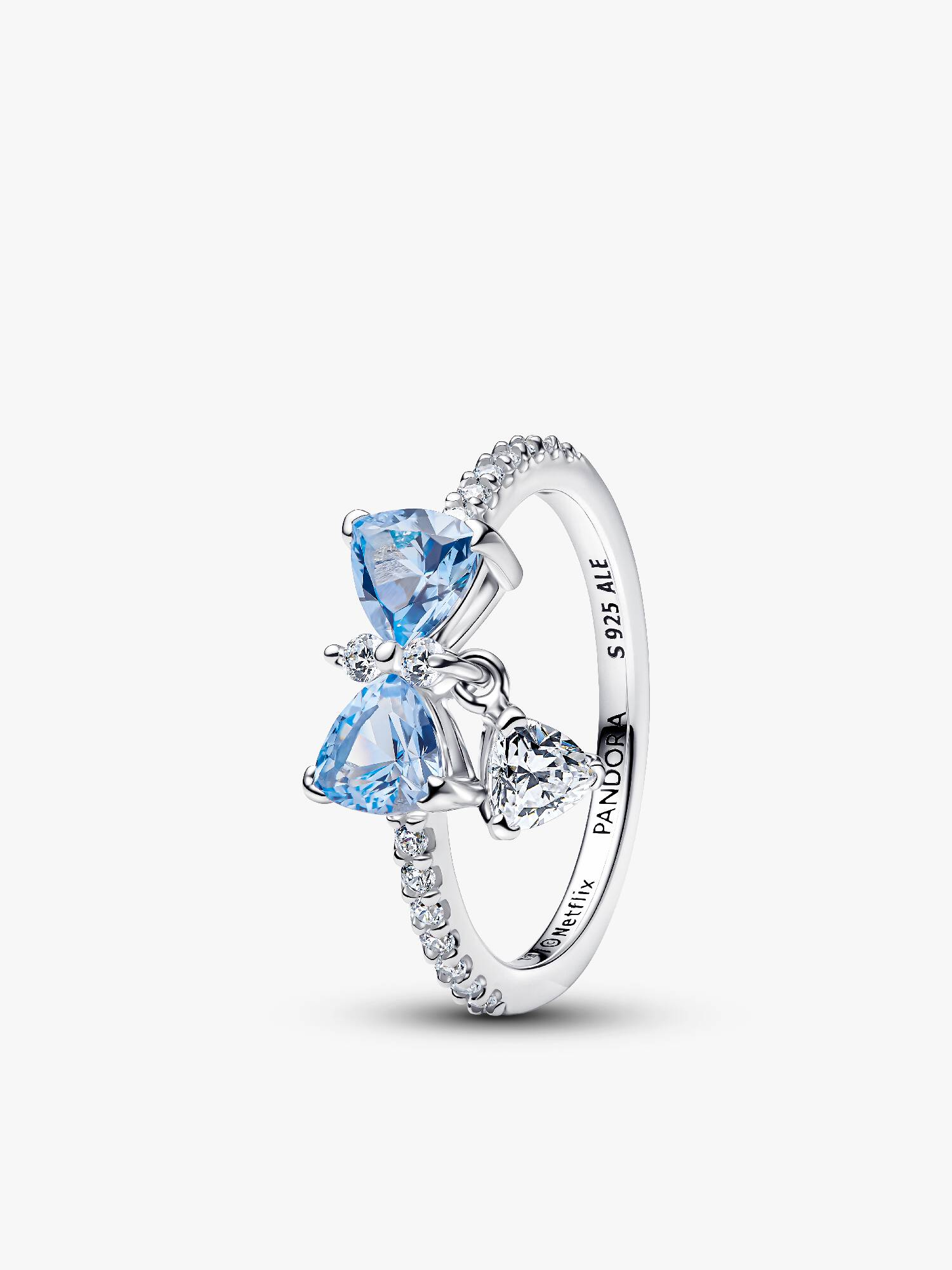 Bridgerton Blaue Schleife Ring