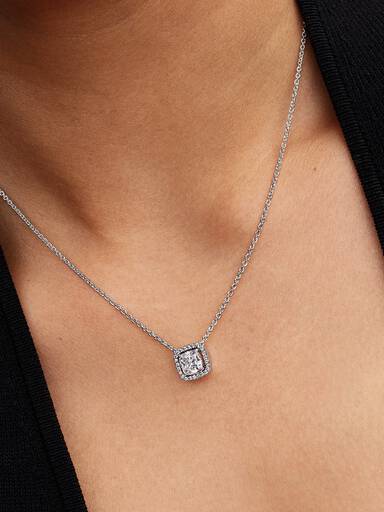 Strahlenkranz-Anhänger Collier-Halskette