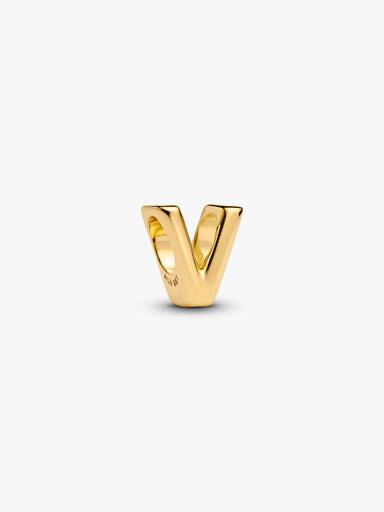 Buchstabe V Alphabet-Mini-Charm