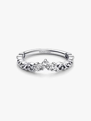 Königlicher Wirbel Diadem-Ring