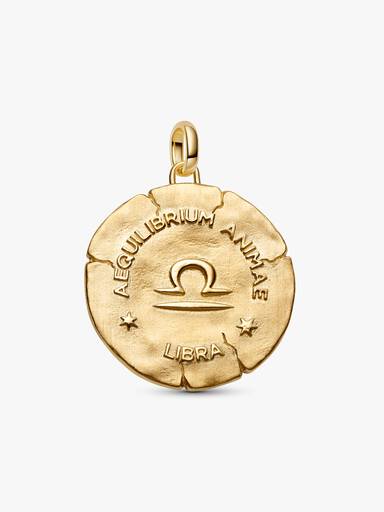 Sternzeichen Waage Großes Medaillon-Charm