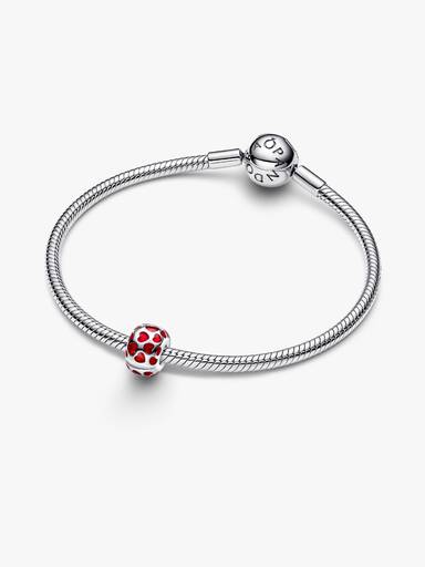 Herzen Rundes Clip-Charm