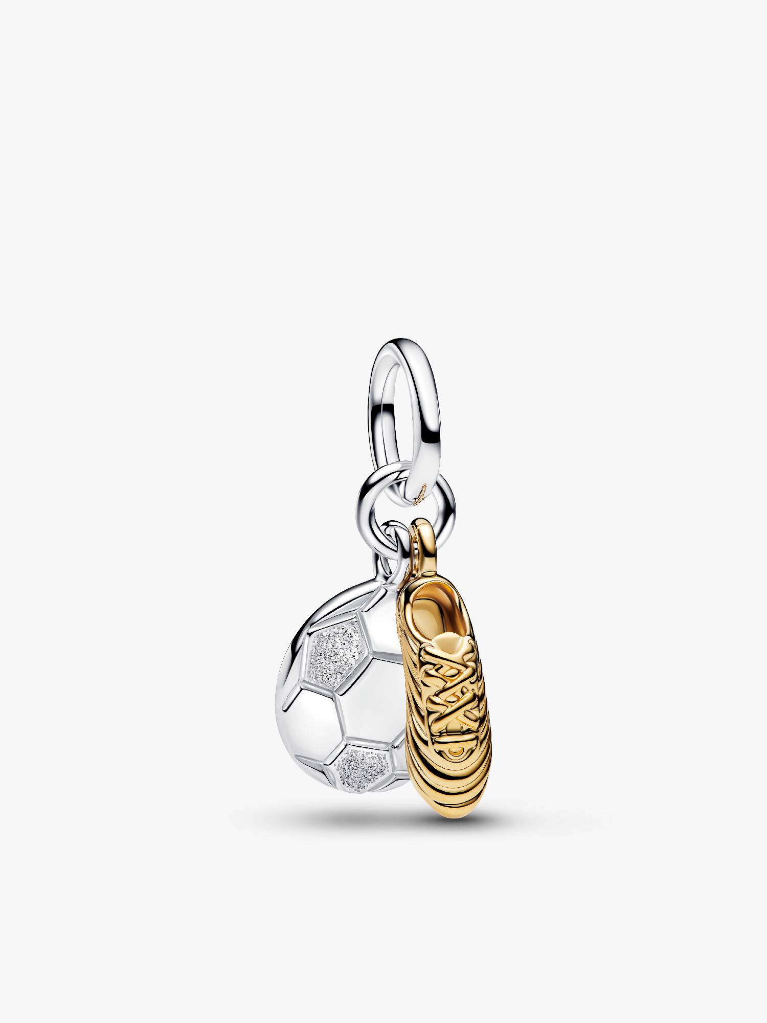 Fußballschuh Doppelter Charm-Anhänger