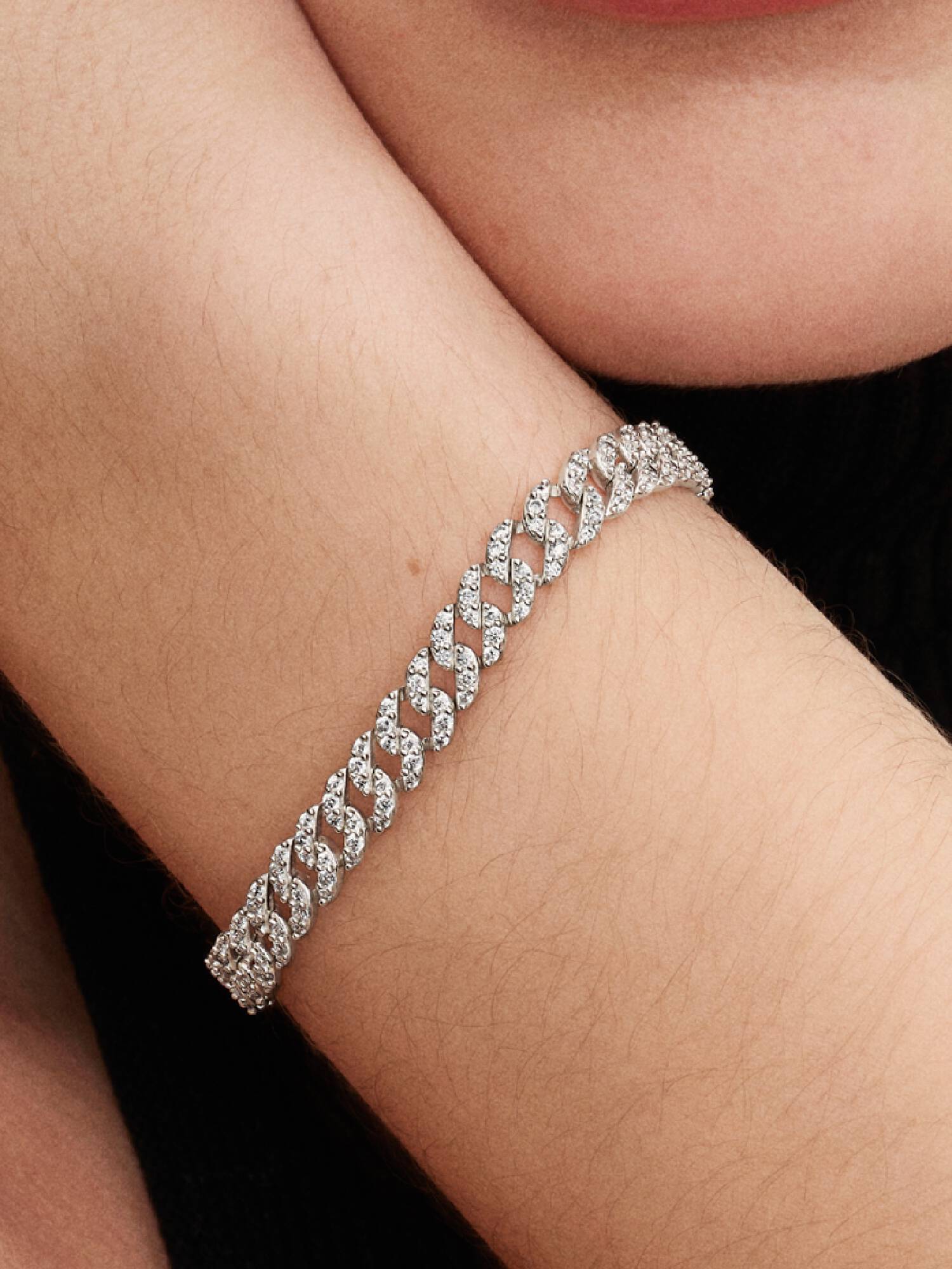 Pandora Timeless Pavé Cuban Armband