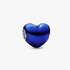 Blaues Metallic-Herz Charm Blaues Metallic-Herz Charm