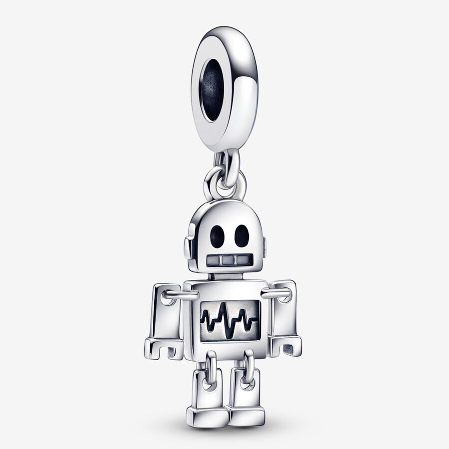 Bestie Bot Roboter Charm-Anhänger image number 0