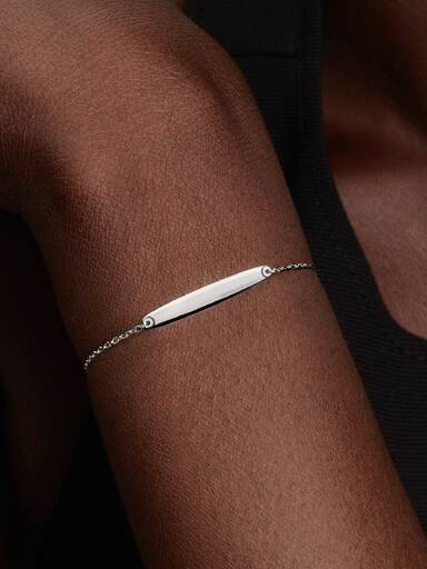 Gravierbares Stab Kettenarmband