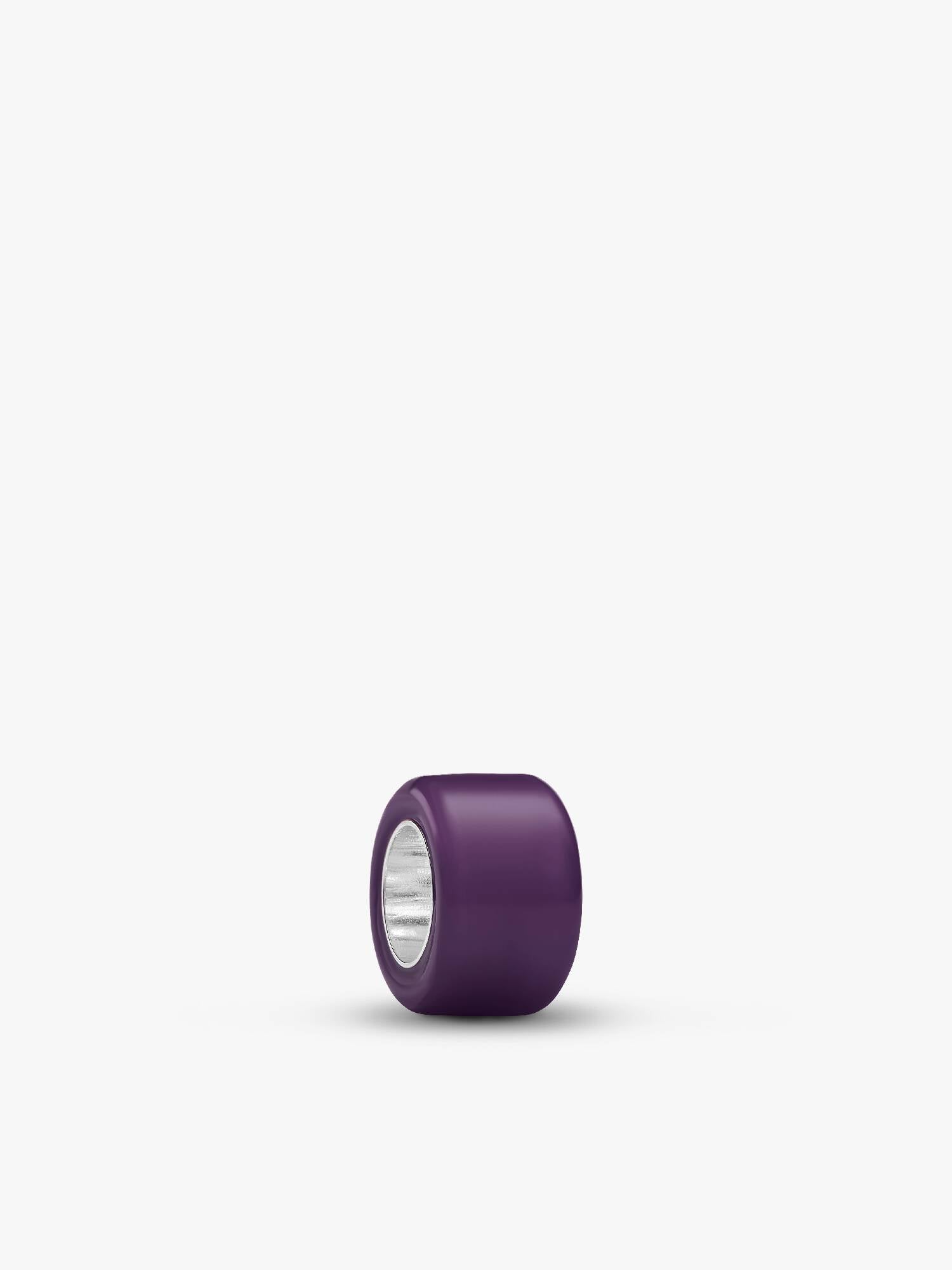 Violettes Murano-Glas Mini-Charm